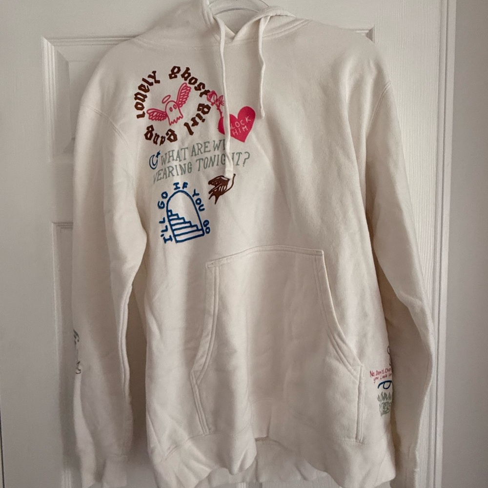 Lonely Ghost Cream Hoodie